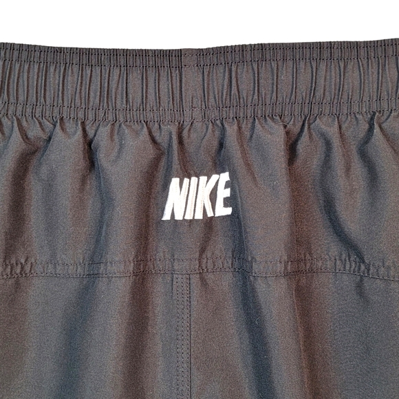 Nike Silver Tag Spell Out Vintage Y2K Black Swim Trunks with Pockets Men's XL - Picture 6 of 11